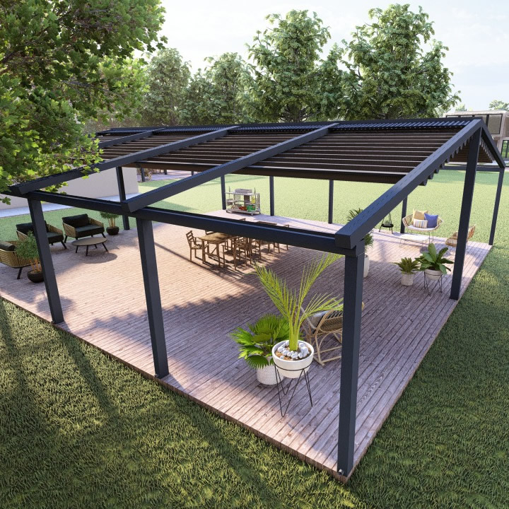 Lux seri pergole real cam balkon