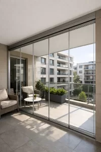 cam balkon kapatma sistemleri modern balkon uygulaması REAL CAM BALKON