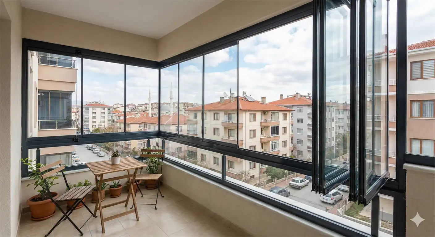 Adana Cam Balkon Kış Bahçesi Pergole