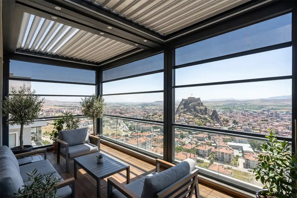 Afyonkarahisar Cam Balkon Kış Bahçesi Pergole