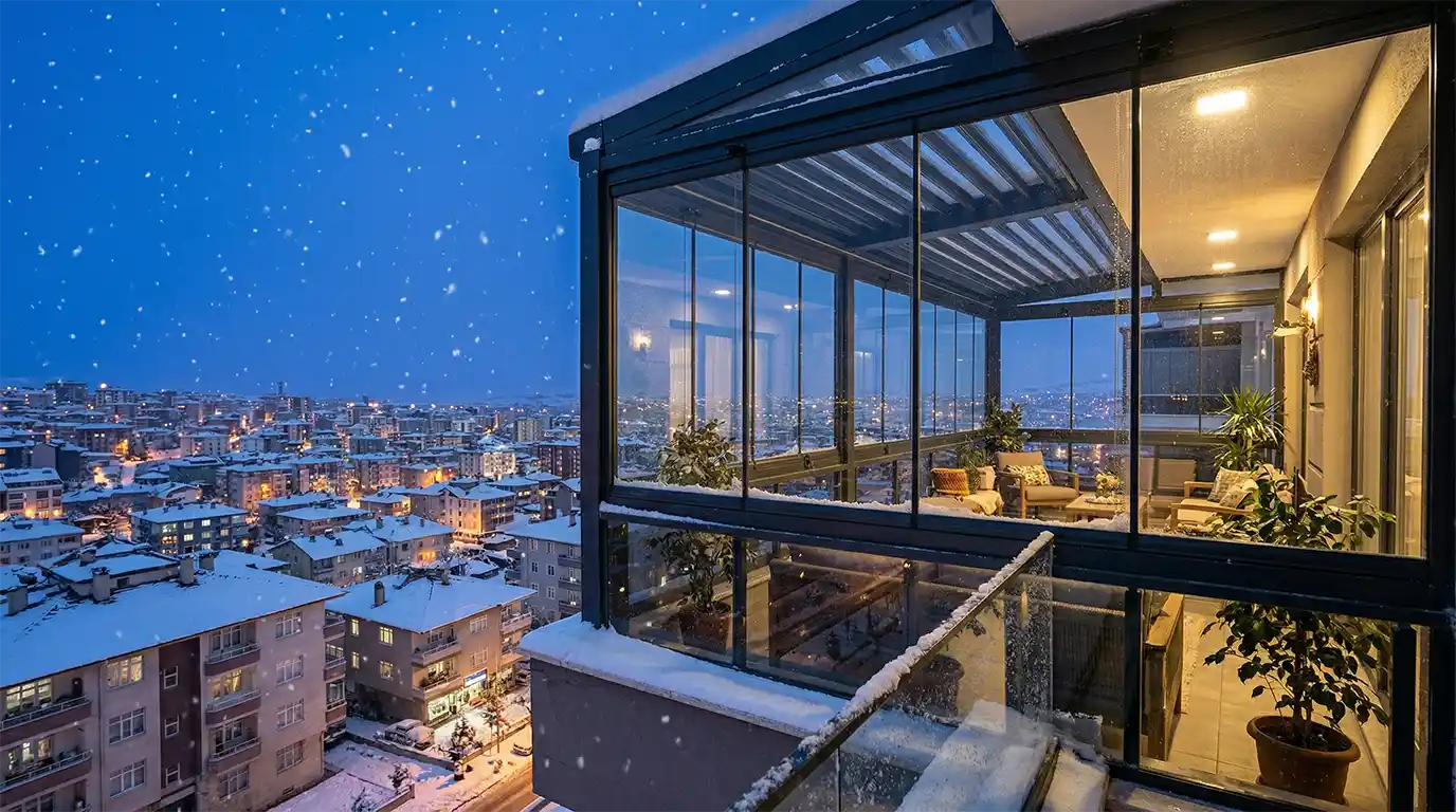 8mm temperli camlı Cam Balkon ve Dış Mekan Çözümleri Aksaray Merkez montajı