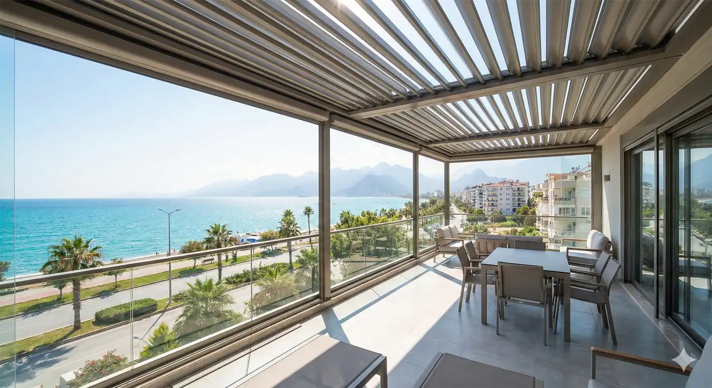 Antalya Cam Balkon Kış Bahçesi Pergole