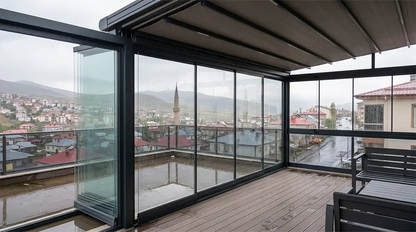 Ardahan Cam Balkon Kış Bahçesi Pergole