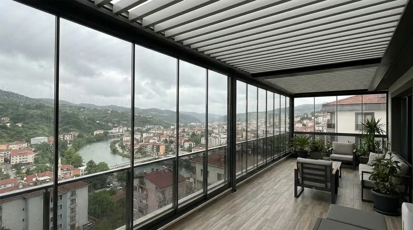 Bartın Cam Balkon Kış Bahçesi Pergole