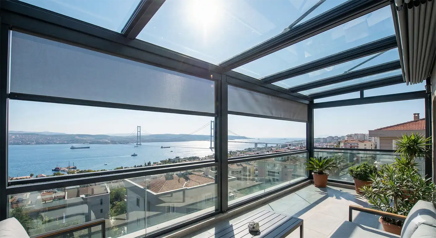 Eceabat Cam Balkon Kış Bahçesi Pergole