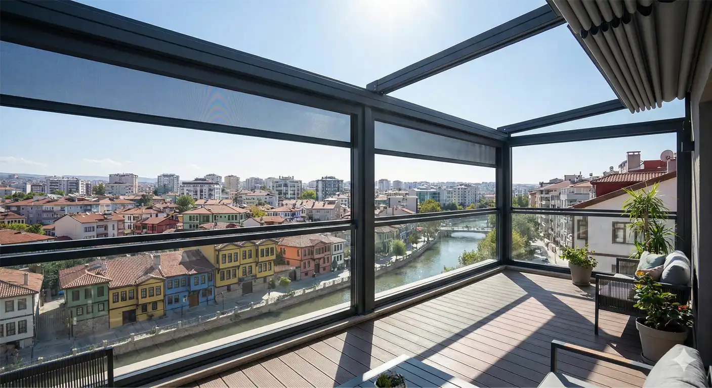 Eskişehir Merkez genelinde Cam Balkon ve Dış Mekan Çözümleri servis ve kurulum hizmeti