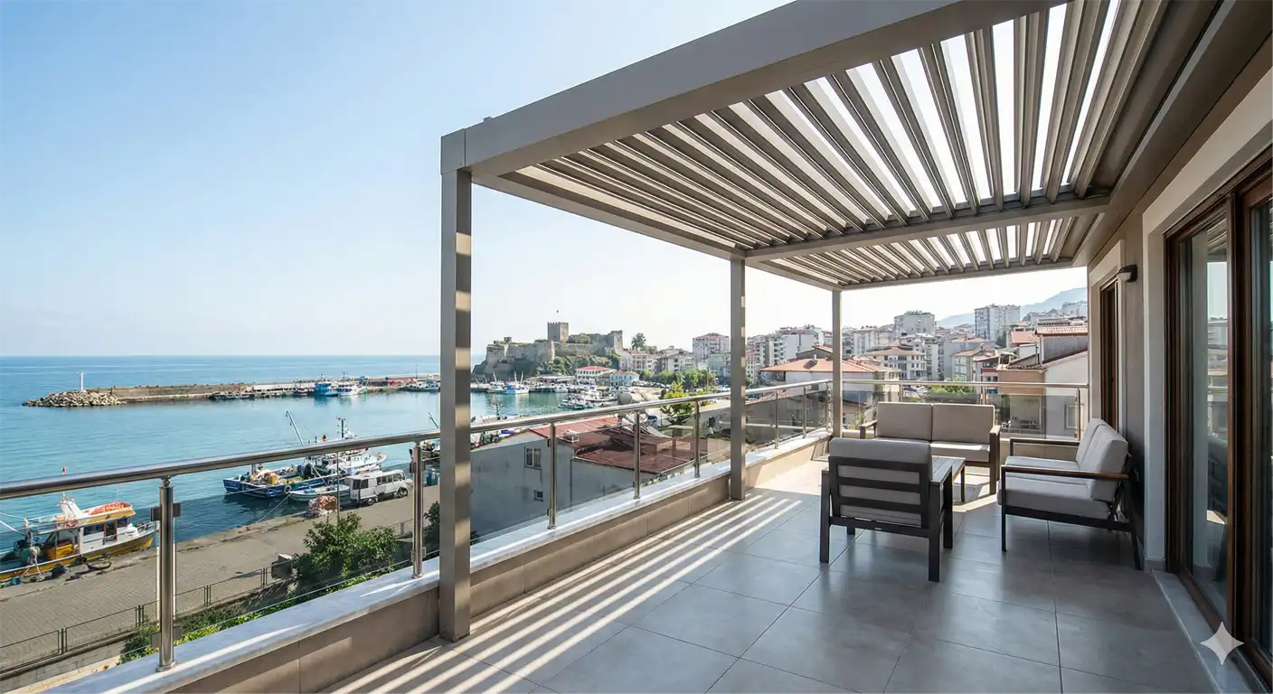 Giresun Merkez Fındık çevresi için modern Cam Balkon ve Dış Mekan Çözümleri çözümleri