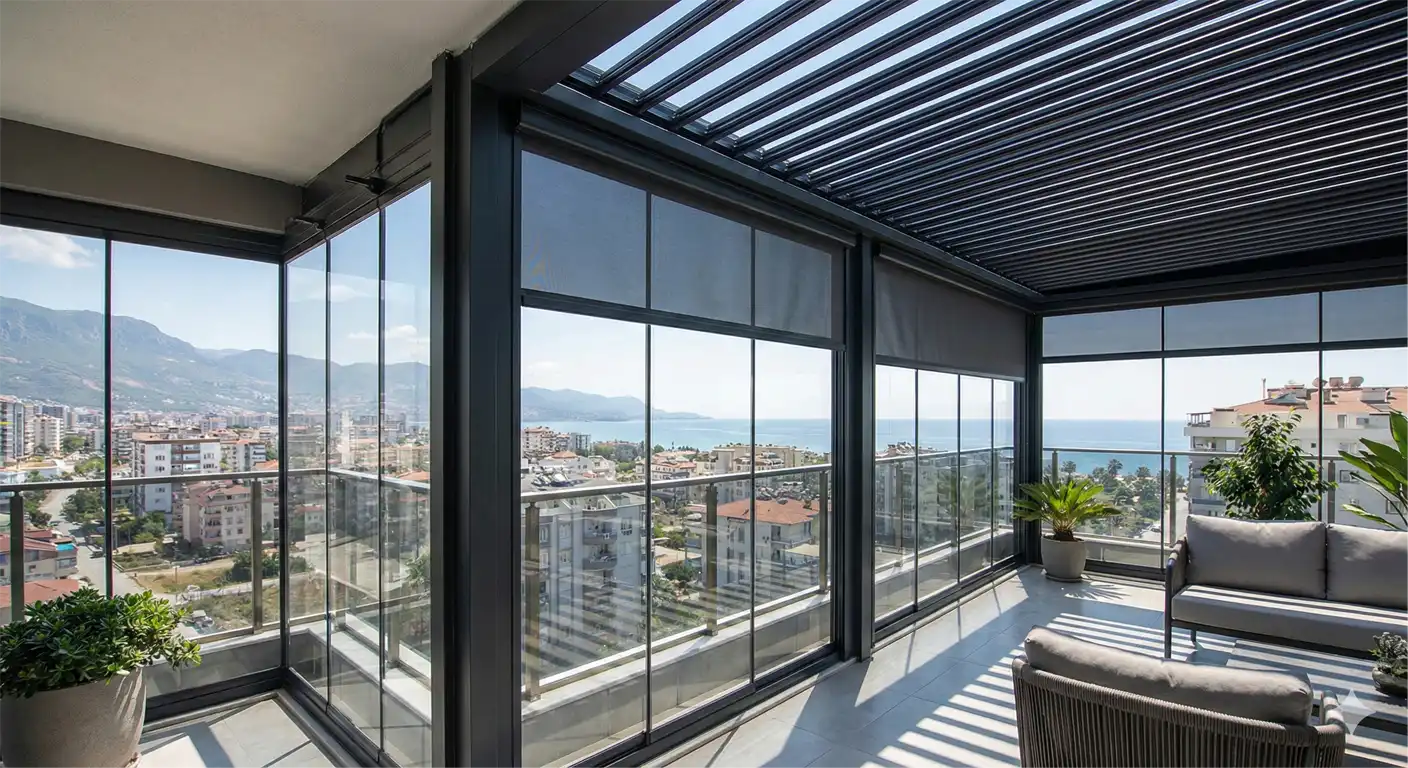 Hatay Cam Balkon Kış Bahçesi Pergole