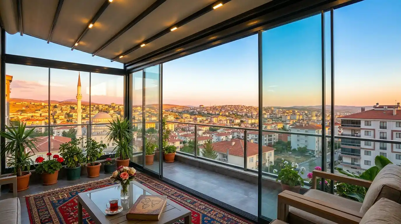 Kayseri Cam Balkon Kış Bahçesi Pergole
