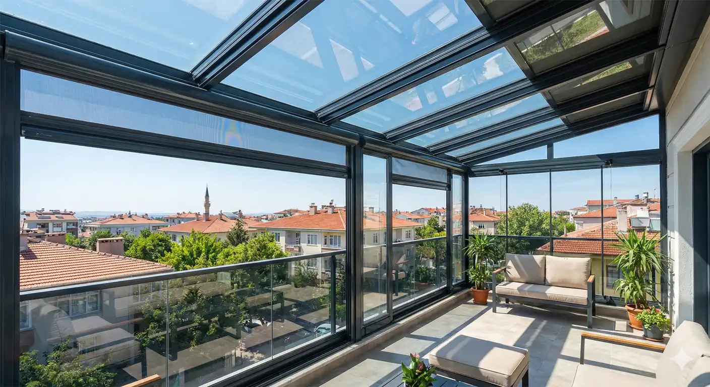 Vize Cam Balkon Kış Bahçesi Pergole