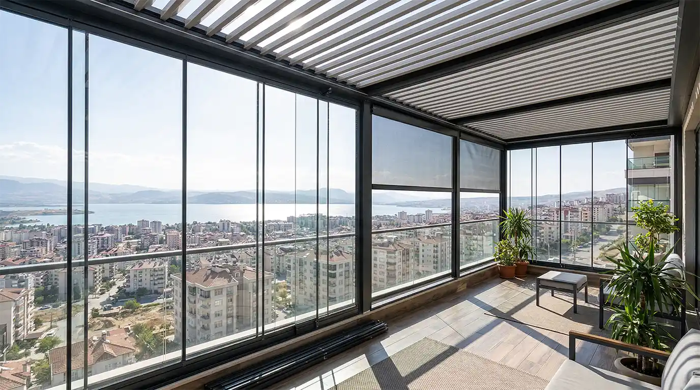 Malatya Cam Balkon Kış Bahçesi Pergole