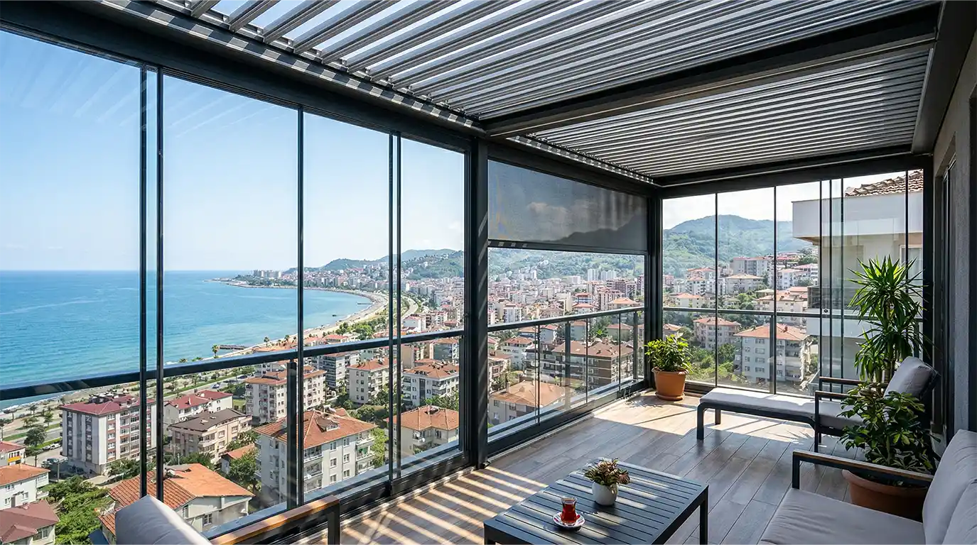 Ordu Cam Balkon Kış Bahçesi Pergole