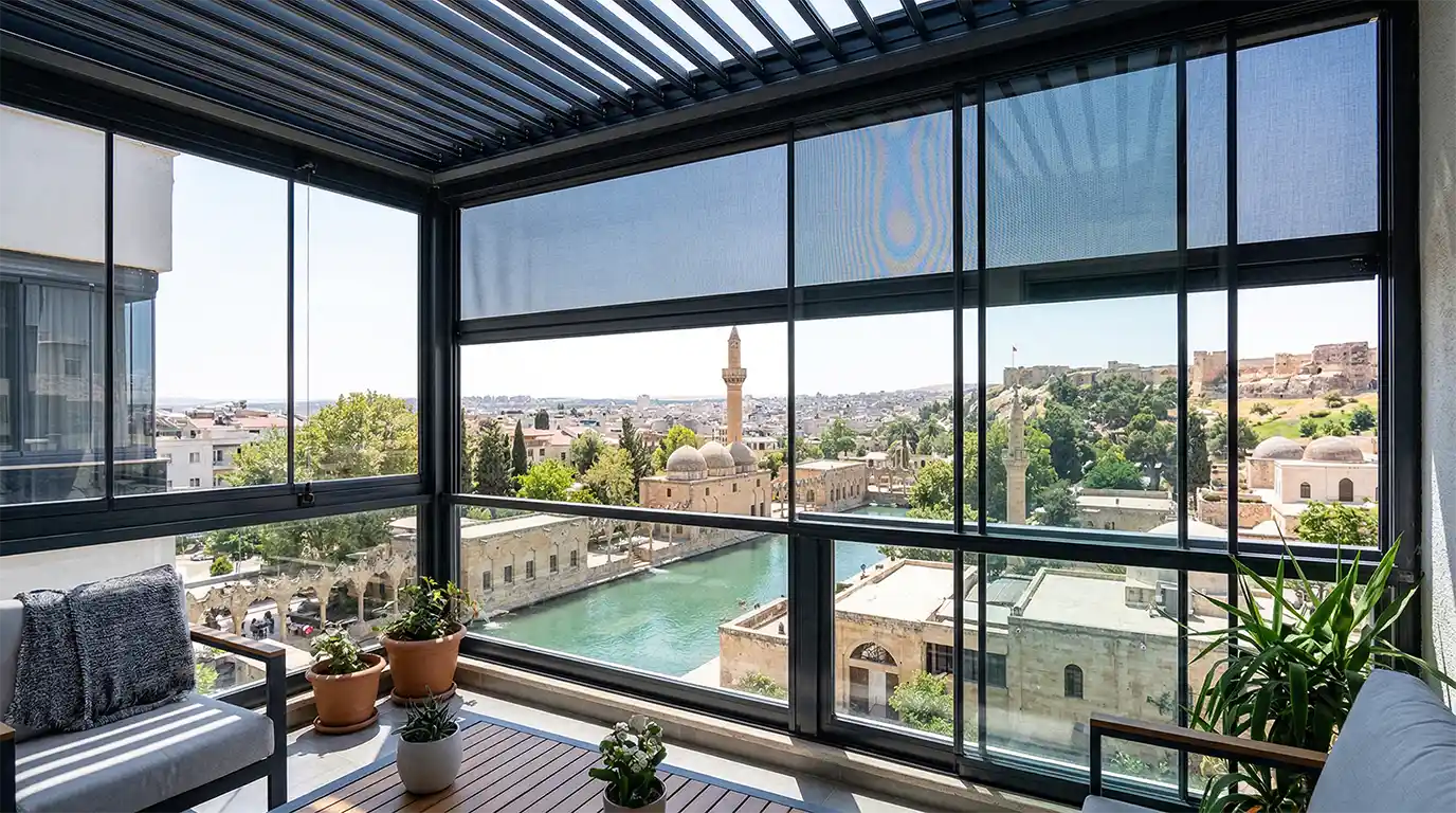 Şanlıurfa Cam Balkon Kış Bahçesi Pergole