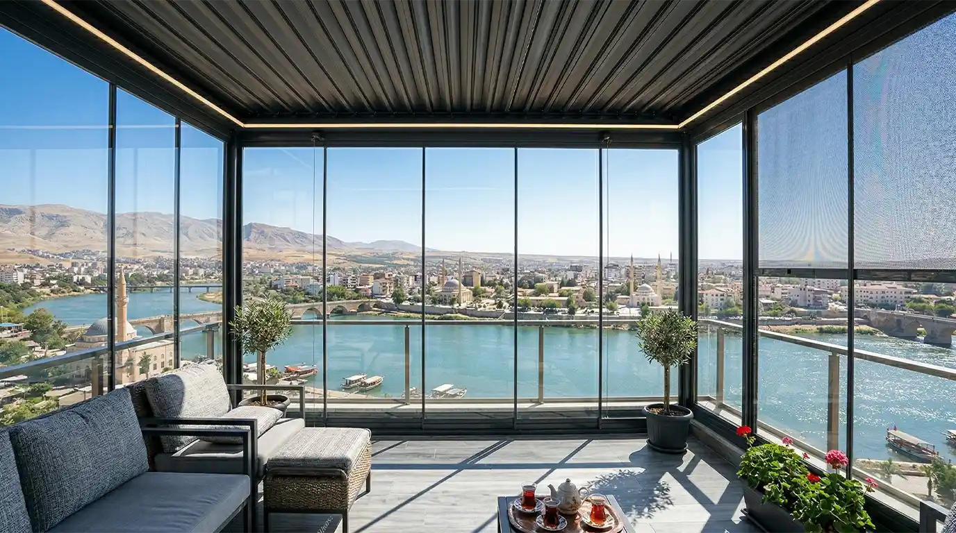 Beytüşşebap Cam Balkon Kış Bahçesi Pergole