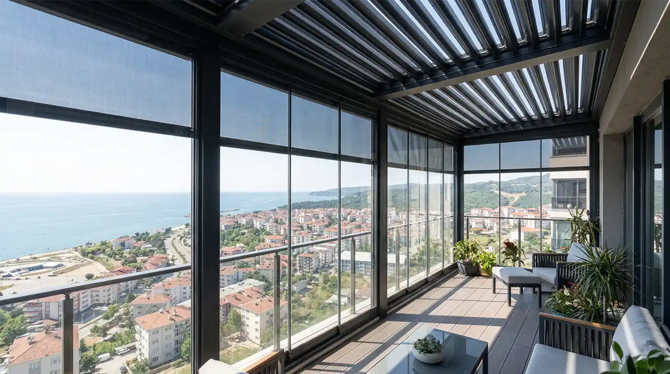Zonguldak Cam Balkon Kış Bahçesi Pergole
